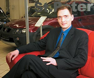 Александр Карпович, руководитель отдела продаж компании 'MG Rover St. Petersburg'