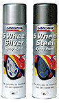 Simoniz 5 Wheel Steel and Silver Spray Paint