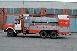 Автомобиль газового тушения АГТ-4000. Внутри – азот. Жидкий и очень холодный! Автомобиль газового тушения АГТ-4000. Внутри – азот. Жидкий и очень холодный!