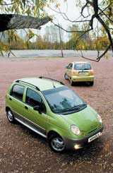 Chevrolet Spark vs. Daewoo Matiz