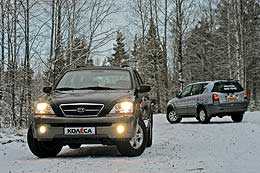 Kia Sorento vs SsangYong Rexton