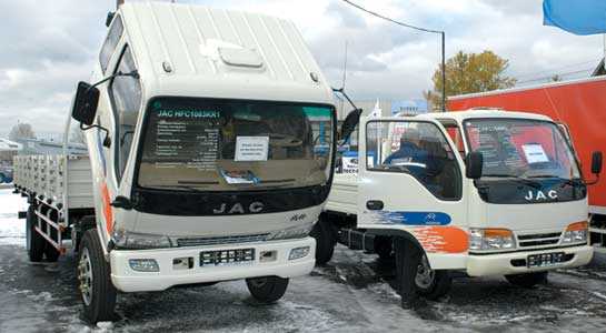 У грузовиков JAC – большое семейство машин грузоподъемности от 1 до 5 тонн У грузовиков JAC – большое семейство машин грузоподъемности от 1 до 5 тонн