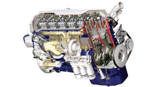Двигатель Volvo с системой каталитической нейтрализации выхлопа SCR 
