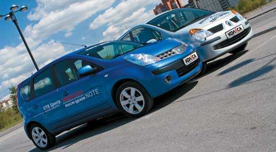 Nissan Note vs. Renault Modus