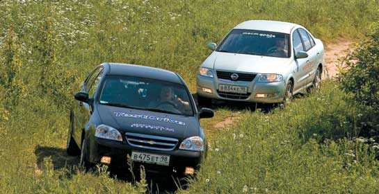 Nissan Almera Classic vs. Chevrolet Lacetti Nissan Almera Classic vs. Chevrolet Lacetti