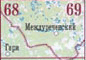 Карты дорог России 68-69