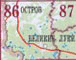 Карты дорог России 86-87