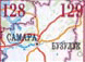 Карты дорог России 128-129