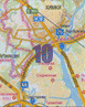 Атлас авто дорог г. Москвы: карта 10
